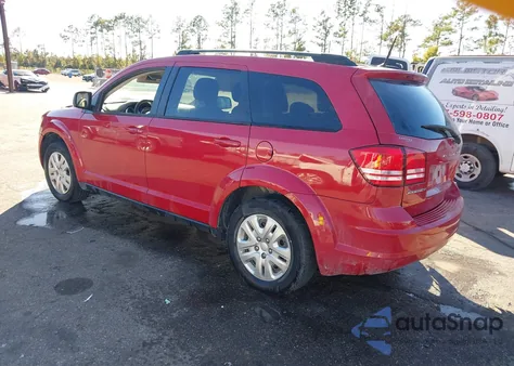 2018 Dodge Journey Se from USA, damaged, VIN 3C4PDCAB8JT526577